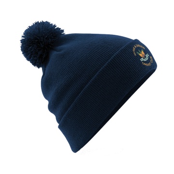 HYTHE & DIBDEN CC Original Pom Pom Beanie : Navy