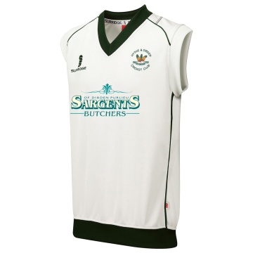 Hythe & Dibden CC - Sleeveless Sweater Green Trim