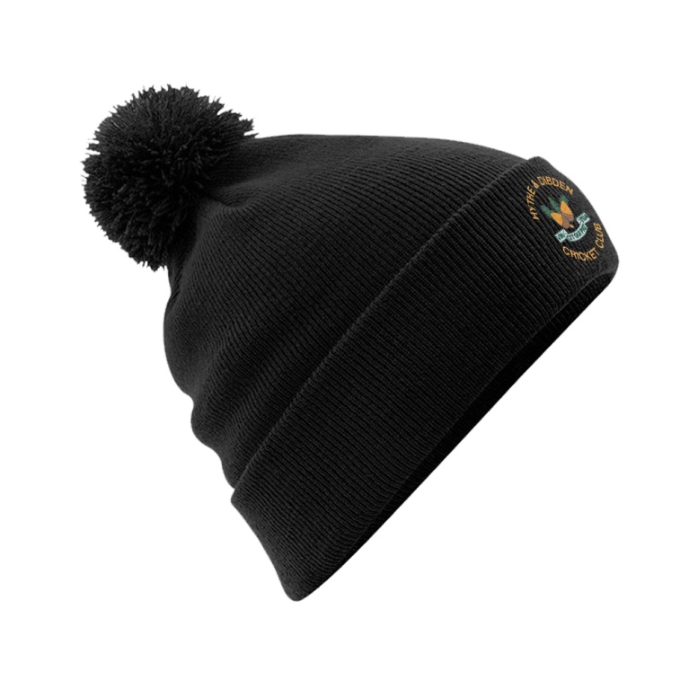 HYTHE & DIBDEN CC Original Pom Pom Beanie : Black